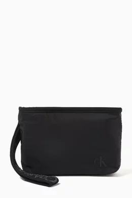 Buy Calvin Klein Jeans Black Logo Pencil Case For Men Online