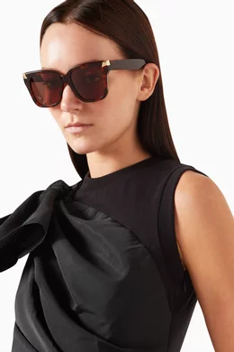 Punk Rivet Oversize Sunglasses Amazon.com: TYUVIVO Luxury Oversized Sunglasses for Women  main image 4