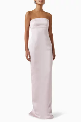 monot pink dress Buy Monot Pink Halterneck Diamond Cut-out Dress in Crepe For Women Online