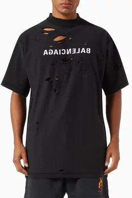 Buy Balenciaga Black Mirror Balenciaga Inside Out T-shirt in