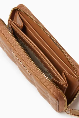 Michael kors small quilted leather wallet on sale