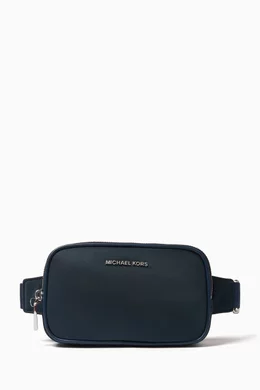 Buy Michael Kors Blue Small Cara Belt Bag in Nylon For Women Online Ounass Saudi