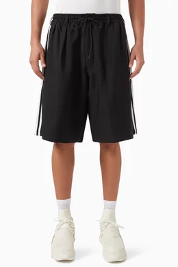 Buy Y-3 Black Real Madrid Travel Shorts For Men Online | Ounass Saudi