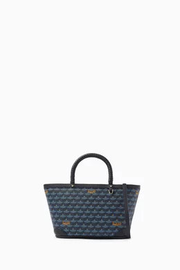 Buy Faure Le Page Blue Daily Battle 19 Tote Bag in Coated canvas Leather For Women Online Ounass Saudi
