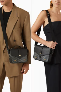 Buy Faure Le Page Grey Express 21 Crossbody Bag in Canvas Leather For UNISEX Online Ounass Saudi