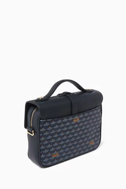 Buy Faure Le Page Blue Express 21 Crossbody Bag in Canvas Leather For UNISEX Online Ounass Saudi
