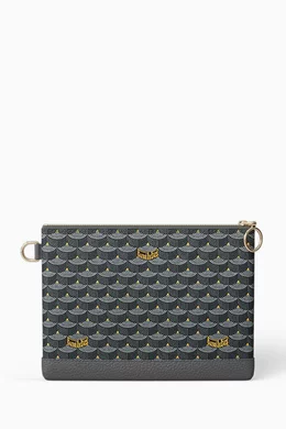 Buy Faure Le Page Grey Zip Pochette in Scale Canvas For Women Online Ounass Saudi
