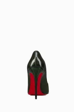 Buy Christian Louboutin Green Hot Chick 100 Pumps in Patent Leather For Women Online Ounass Saudi