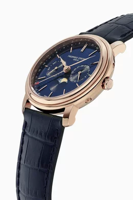 Frederique constant gents business timer watch clearance