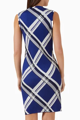 Burberry blue dress best sale