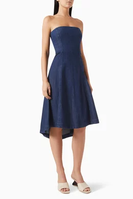 zoie denim midi dress Zoie Denim Midi Dress