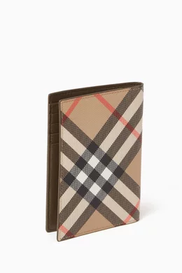 Burberry mens passport holder new arrivals