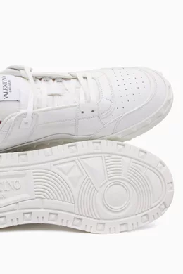 Buy Valentino Garavani White Valentino Garavani Freedots Sneakers