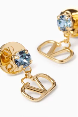 Buy Valentino Garavani Blue Valentino Garavani VLOGO Pendant