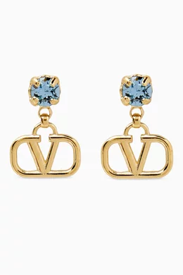 ネックレス・ペンダント VALENTINO GARAVANI VLOGO PENDANT EARRINGS Buy Valentino Garavani Blue Valentino Garavani VLOGO Pendant