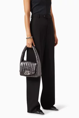 【BALENCIAGA】Monaco Small Sling Bag スリングバッグ 品格ある バレンシアガ MONACO スモール スリング バッグ Bロゴ