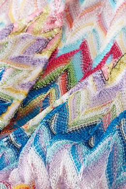 ワンピース MISSONI MULTICOLOR GREEK\" CHEVRON WITH LUREX 14 GG\" Missoni Missoni Multicolor Greek