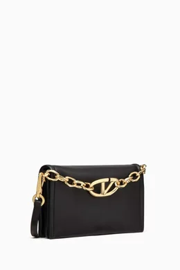 Buy Valentino Garavani Black Valentino Garavani VLogo Chain