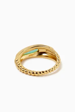 Missoma amazonite ring discount