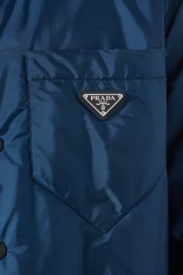 【関税&送料込】Prada Navy Blue Re-Nylon Padded Jacket Prada Re-Nylon Reversible Padded Jacket Navy/Black – Garmz