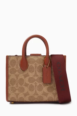 バッグ COACH vintage tote bag BROWN Buy Coach Brown Ace 17 Tote Bag in Signature Canvas For Women