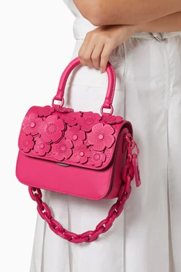 バッグ COACH Rogue Top Handle Bag TeaRose Pink COACH® Outlet | Rogue Bag 25 With Tea Rose