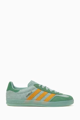 Buy adidas Green Gazelle Indoor Sneakers in Suede For Women Online Ounass Saudi