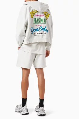 送料込+BALENCIAGA+Not Been Done ジップアップ Hoodie Balenciaga Gray 'Not Been Done' Hoodie Balenciaga