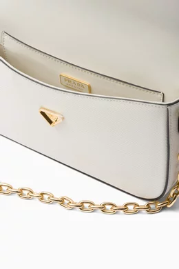 Buy Prada White Mini bag in Saffiano leather For Women Online Ounass Saudi