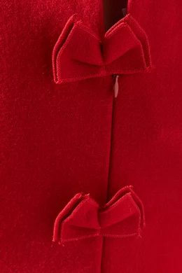 Buy ALOHAS Red Vetmin Mini Dress in Wool-blend For Women Online