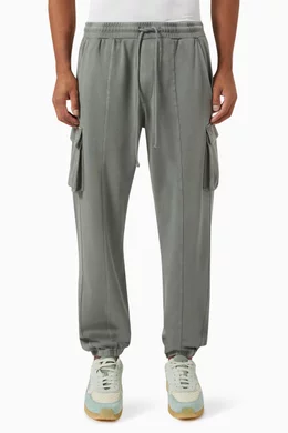 Buy Kith Grey Bleecker II Sweatpants in Interlock Fabric For Men Online Ounass Saudi