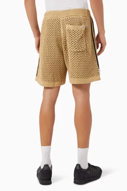 Buy adidas Neutral Clot Shorts in Crochet-knit For Men Online