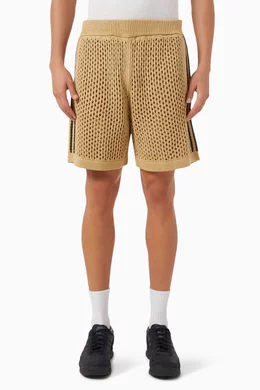 Buy adidas Neutral Clot Shorts in Crochet-knit For Men Online