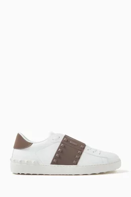 Valentino Garavani Rockstud Low-top Sneakers in Leather