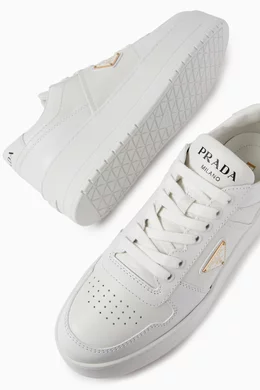 Womens white prada sneakers top