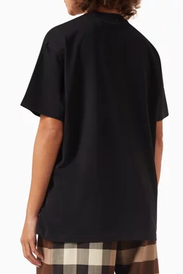 Burberry check trim tee shop
