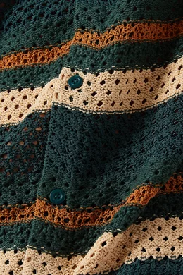 Buy Kith Multicolour Thompson Button-down Shirt in Crochet