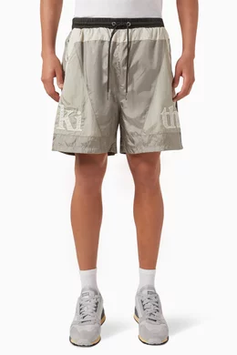Buy Kith Grey Washed Turbo Shorts in Nylon For Men Online | Ounass Saudi