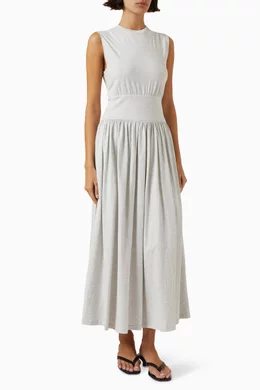 slim fit dress slacks Draped Jersey Dress by TOTEME main image 1