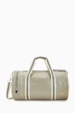 Buy Fred Perry Grey Classic Barrel Bag in Recycled Polyester For Men Online Ounass Saudi