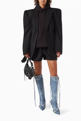 Buy Balenciaga Black Unisex Beverly Hills Oversized Hoodie in