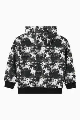 Ea7 camo hoodie on sale