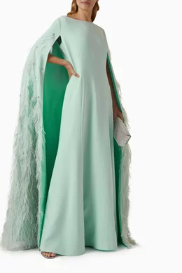 huishan zhang green dress Tight Ruched Backless Short Party Dress main image 0