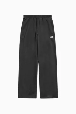 Buy Balenciaga Black Unisex Activewear Baggy Sweatpants in
