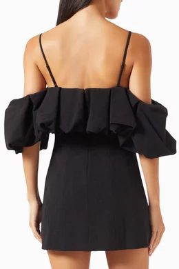 knee length dresses for ladies Midnight Effie Bubble Mini Dress main image 1