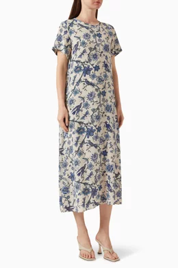 Max mara silk crepe de chine dress online