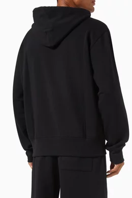 Acne studios face patch hoodie top