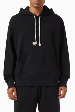 Acne studios face patch hoodie deals