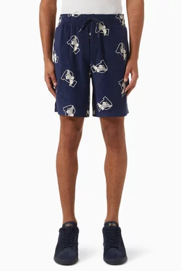 Ralph lauren all over print shorts sales