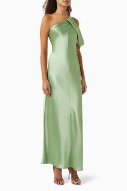 green emerald velvet dress Emery Mini Dress - Shamrock | Acler